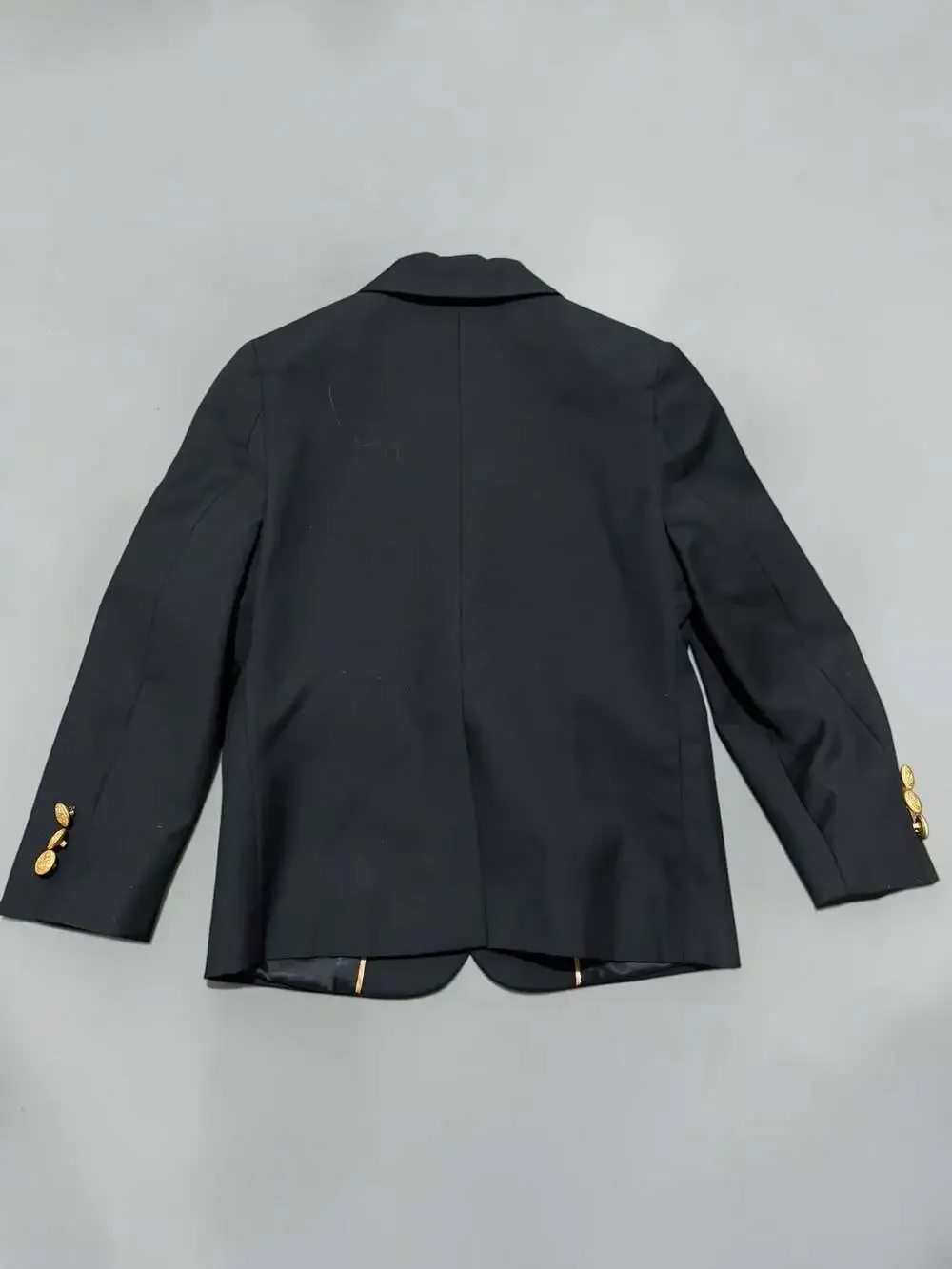 Class Club Gold Label Boys Black Gold Button Blazer Sport Coat size 5